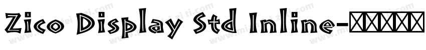 Zico Display Std Inline字体转换